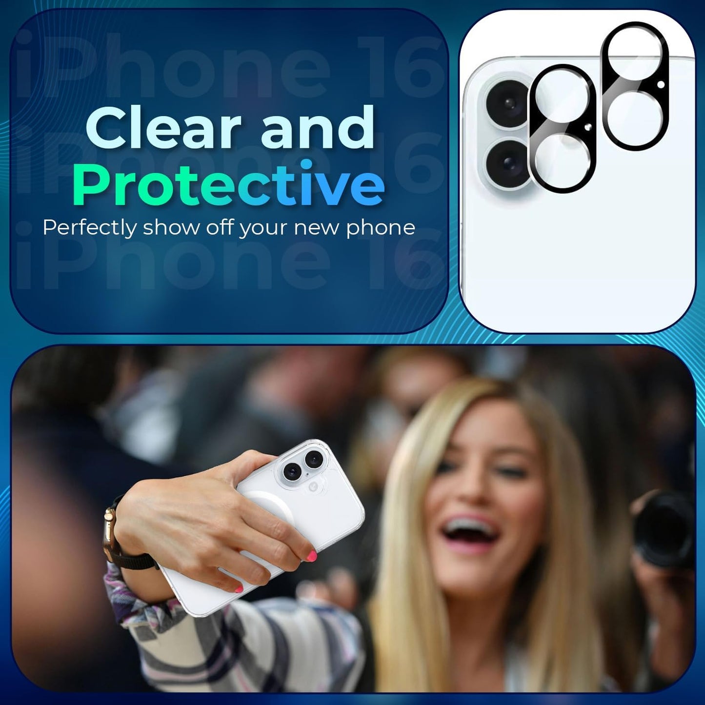 I-Phone 16 (5 in 1 Protection kit case)