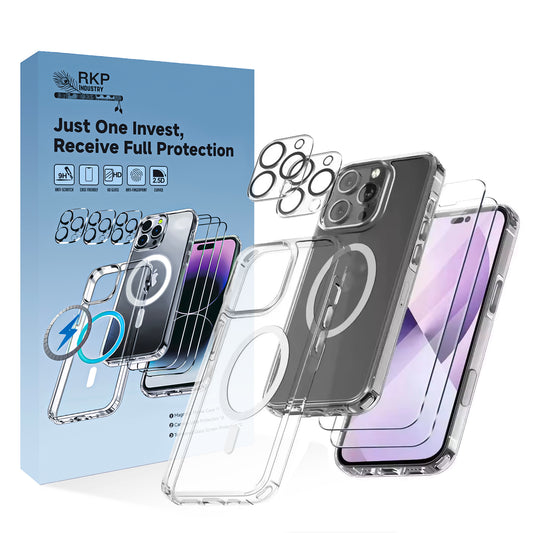 I-Phone 16 Pro (5 in 1 Protection kit case)